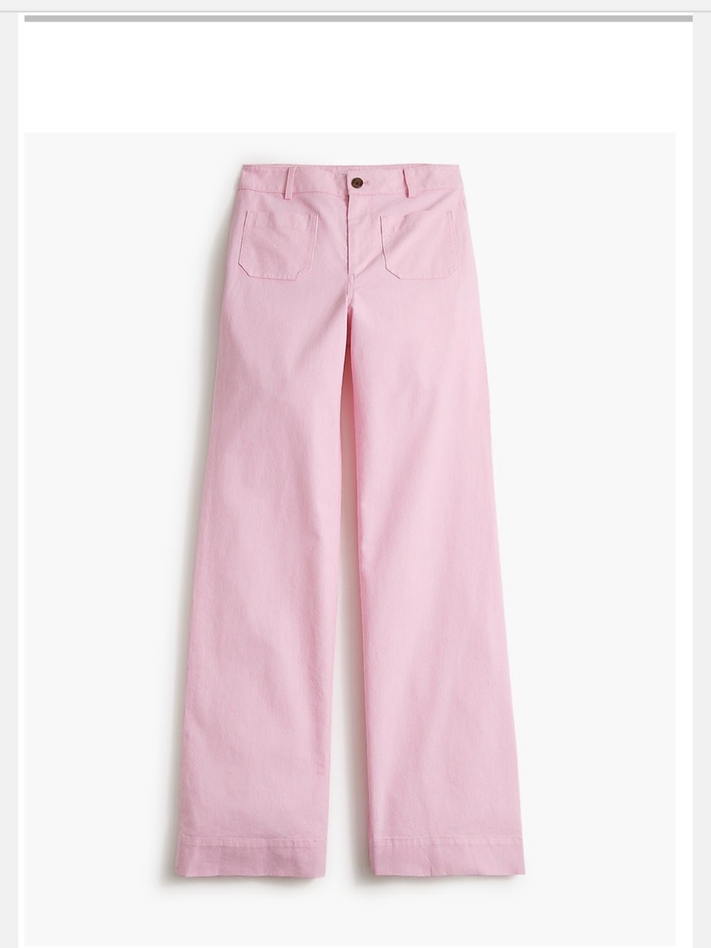 J. Crew Pink Pinstriped Trousers